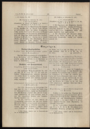 Verordnungs- und Anzeige-Blatt der k.k. General-Direction der österr. Staatsbahnen 18880731 Seite: 4