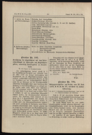 Verordnungs- und Anzeige-Blatt der k.k. General-Direction der österr. Staatsbahnen 18880810 Seite: 6