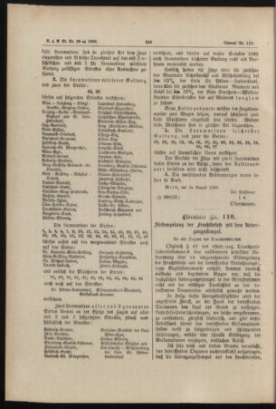 Verordnungs- und Anzeige-Blatt der k.k. General-Direction der österr. Staatsbahnen 18880824 Seite: 4