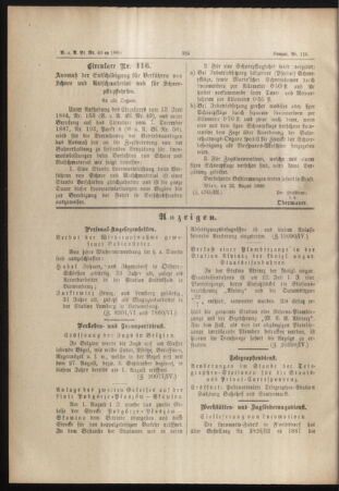 Verordnungs- und Anzeige-Blatt der k.k. General-Direction der österr. Staatsbahnen 18880831 Seite: 2