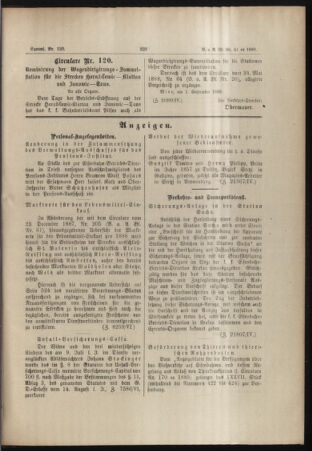 Verordnungs- und Anzeige-Blatt der k.k. General-Direction der österr. Staatsbahnen 18880831 Seite: 5