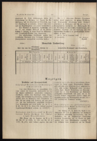 Verordnungs- und Anzeige-Blatt der k.k. General-Direction der österr. Staatsbahnen 18880922 Seite: 2