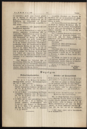 Verordnungs- und Anzeige-Blatt der k.k. General-Direction der österr. Staatsbahnen 18880927 Seite: 2