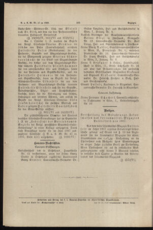 Verordnungs- und Anzeige-Blatt der k.k. General-Direction der österr. Staatsbahnen 18881012 Seite: 6