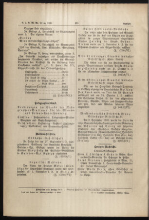 Verordnungs- und Anzeige-Blatt der k.k. General-Direction der österr. Staatsbahnen 18881103 Seite: 6