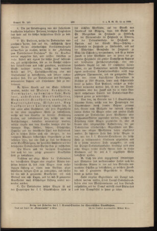 Verordnungs- und Anzeige-Blatt der k.k. General-Direction der österr. Staatsbahnen 18881111 Seite: 11