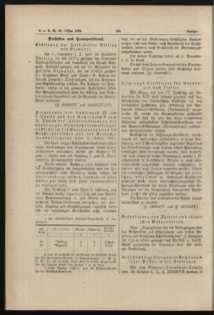 Verordnungs- und Anzeige-Blatt der k.k. General-Direction der österr. Staatsbahnen 18881113 Seite: 4