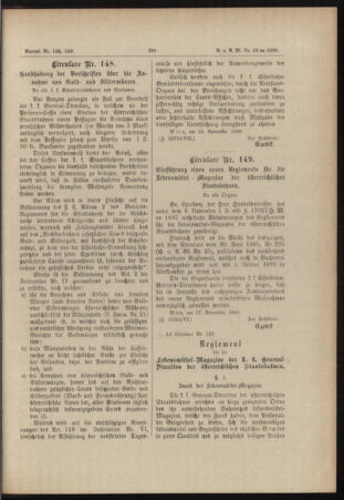 Verordnungs- und Anzeige-Blatt der k.k. General-Direction der österr. Staatsbahnen 18881113 Seite: 9