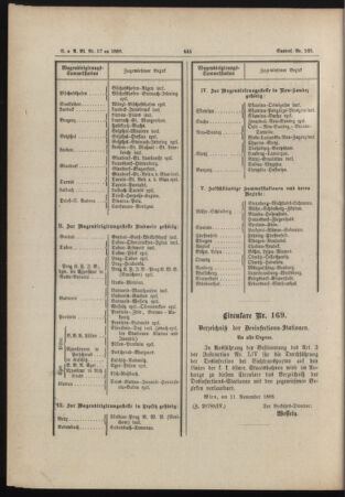 Verordnungs- und Anzeige-Blatt der k.k. General-Direction der österr. Staatsbahnen 18881224 Seite: 2