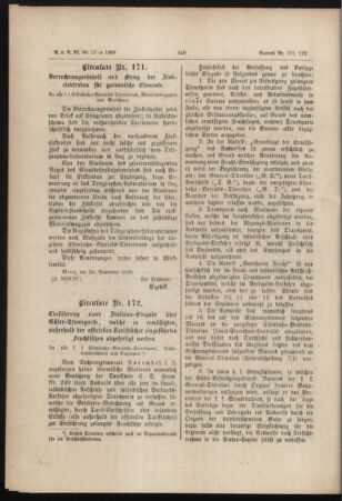 Verordnungs- und Anzeige-Blatt der k.k. General-Direction der österr. Staatsbahnen 18881224 Seite: 6