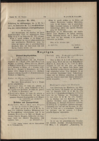 Verordnungs- und Anzeige-Blatt der k.k. General-Direction der österr. Staatsbahnen 18881230 Seite: 3