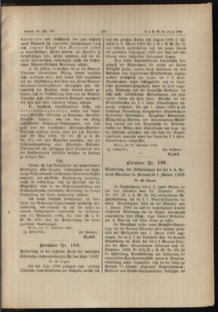 Verordnungs- und Anzeige-Blatt der k.k. General-Direction der österr. Staatsbahnen 18881231 Seite: 7