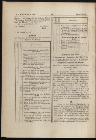 Verordnungs- und Anzeige-Blatt der k.k. General-Direction der österr. Staatsbahnen 18881231 Seite: 8