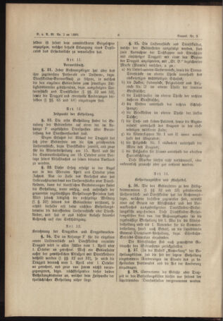 Verordnungs- und Anzeige-Blatt der k.k. General-Direction der österr. Staatsbahnen 18890104 Seite: 6