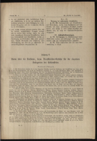 Verordnungs- und Anzeige-Blatt der k.k. General-Direction der österr. Staatsbahnen 18890104 Seite: 9