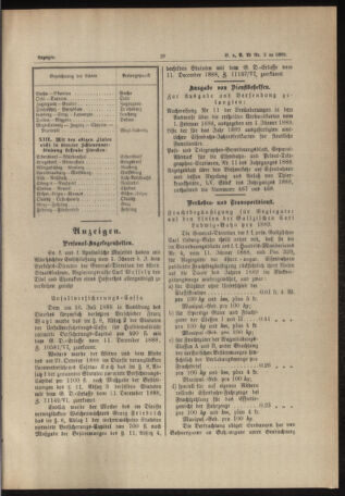 Verordnungs- und Anzeige-Blatt der k.k. General-Direction der österr. Staatsbahnen 18890111 Seite: 5