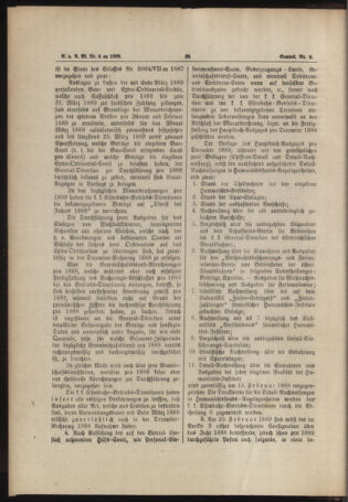 Verordnungs- und Anzeige-Blatt der k.k. General-Direction der österr. Staatsbahnen 18890118 Seite: 2