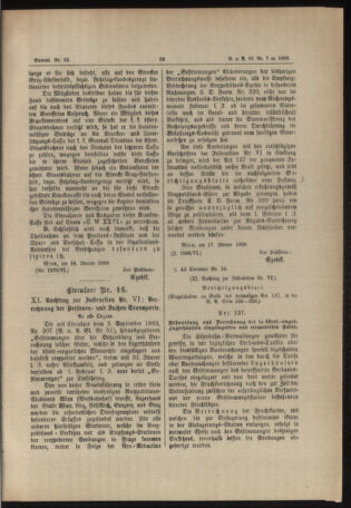 Verordnungs- und Anzeige-Blatt der k.k. General-Direction der österr. Staatsbahnen 18890124 Seite: 3