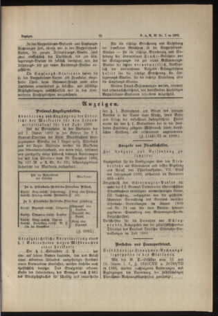 Verordnungs- und Anzeige-Blatt der k.k. General-Direction der österr. Staatsbahnen 18890124 Seite: 5