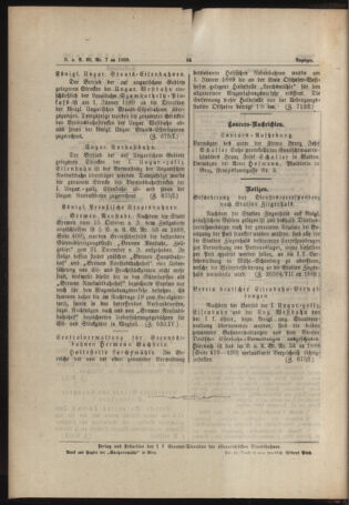 Verordnungs- und Anzeige-Blatt der k.k. General-Direction der österr. Staatsbahnen 18890124 Seite: 8