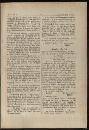 Verordnungs- und Anzeige-Blatt der k.k. General-Direction der österr. Staatsbahnen 18890206 Seite: 3