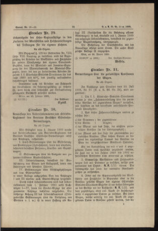 Verordnungs- und Anzeige-Blatt der k.k. General-Direction der österr. Staatsbahnen 18890215 Seite: 9