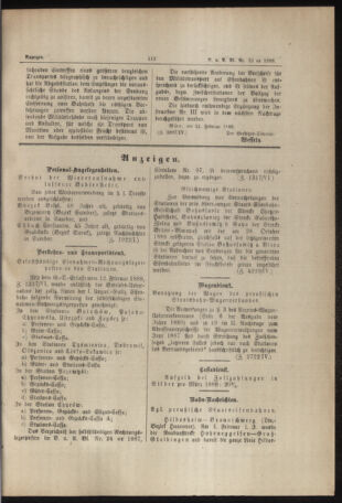 Verordnungs- und Anzeige-Blatt der k.k. General-Direction der österr. Staatsbahnen 18890227 Seite: 9