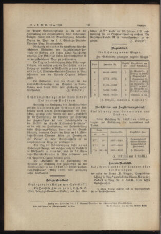 Verordnungs- und Anzeige-Blatt der k.k. General-Direction der österr. Staatsbahnen 18890301 Seite: 14