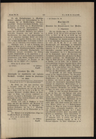 Verordnungs- und Anzeige-Blatt der k.k. General-Direction der österr. Staatsbahnen 18890301 Seite: 5