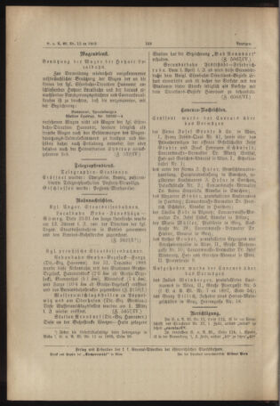 Verordnungs- und Anzeige-Blatt der k.k. General-Direction der österr. Staatsbahnen 18890315 Seite: 12