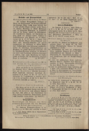 Verordnungs- und Anzeige-Blatt der k.k. General-Direction der österr. Staatsbahnen 18890328 Seite: 4