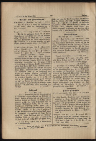 Verordnungs- und Anzeige-Blatt der k.k. General-Direction der österr. Staatsbahnen 18890405 Seite: 8