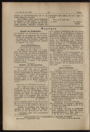 Verordnungs- und Anzeige-Blatt der k.k. General-Direction der österr. Staatsbahnen 18890429 Seite: 2