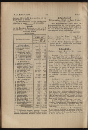 Verordnungs- und Anzeige-Blatt der k.k. General-Direction der österr. Staatsbahnen 18890510 Seite: 12