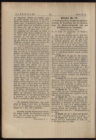 Verordnungs- und Anzeige-Blatt der k.k. General-Direction der österr. Staatsbahnen 18890510 Seite: 6