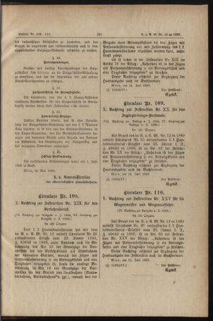 Verordnungs- und Anzeige-Blatt der k.k. General-Direction der österr. Staatsbahnen 18890604 Seite: 37