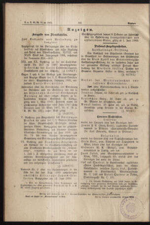 Verordnungs- und Anzeige-Blatt der k.k. General-Direction der österr. Staatsbahnen 18890604 Seite: 38