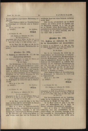 Verordnungs- und Anzeige-Blatt der k.k. General-Direction der österr. Staatsbahnen 18890615 Seite: 5