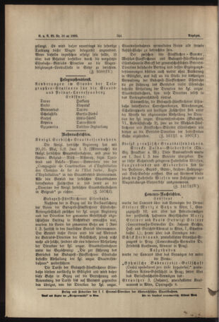 Verordnungs- und Anzeige-Blatt der k.k. General-Direction der österr. Staatsbahnen 18890615 Seite: 8