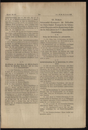 Verordnungs- und Anzeige-Blatt der k.k. General-Direction der österr. Staatsbahnen 18890620 Seite: 9