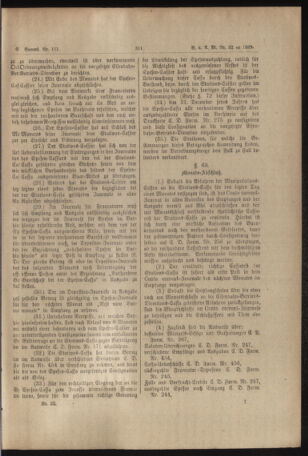 Verordnungs- und Anzeige-Blatt der k.k. General-Direction der österr. Staatsbahnen 18890622 Seite: 49