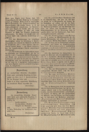 Verordnungs- und Anzeige-Blatt der k.k. General-Direction der österr. Staatsbahnen 18890622 Seite: 65