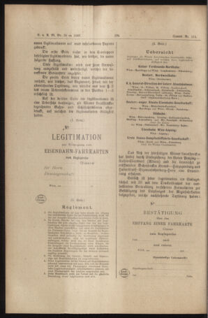 Verordnungs- und Anzeige-Blatt der k.k. General-Direction der österr. Staatsbahnen 18890624 Seite: 2