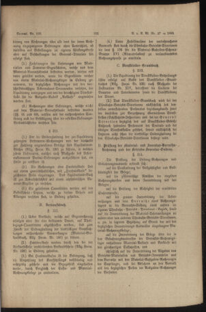 Verordnungs- und Anzeige-Blatt der k.k. General-Direction der österr. Staatsbahnen 18890626 Seite: 109