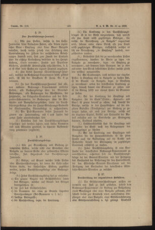 Verordnungs- und Anzeige-Blatt der k.k. General-Direction der österr. Staatsbahnen 18890626 Seite: 43