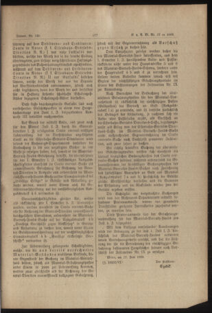 Verordnungs- und Anzeige-Blatt der k.k. General-Direction der österr. Staatsbahnen 18890626 Seite: 65