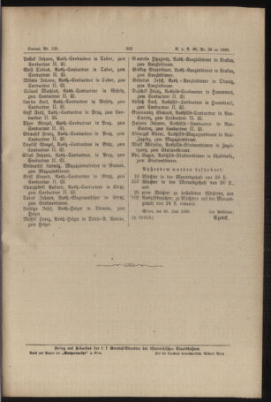 Verordnungs- und Anzeige-Blatt der k.k. General-Direction der österr. Staatsbahnen 18890627 Seite: 25