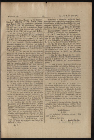 Verordnungs- und Anzeige-Blatt der k.k. General-Direction der österr. Staatsbahnen 18890629 Seite: 49