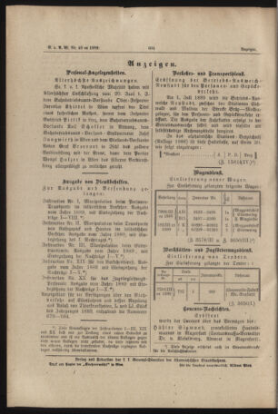 Verordnungs- und Anzeige-Blatt der k.k. General-Direction der österr. Staatsbahnen 18890629 Seite: 50