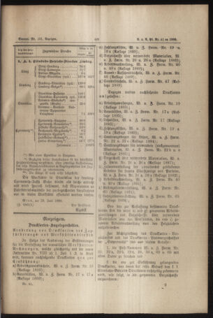 Verordnungs- und Anzeige-Blatt der k.k. General-Direction der österr. Staatsbahnen 18890630 Seite: 5